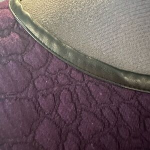 Purple textured dress